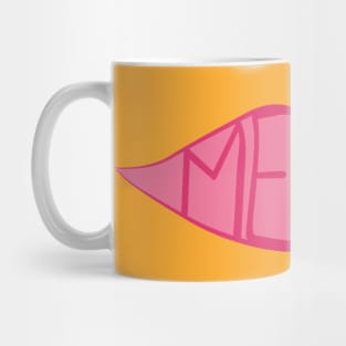 Meow - pink Mug